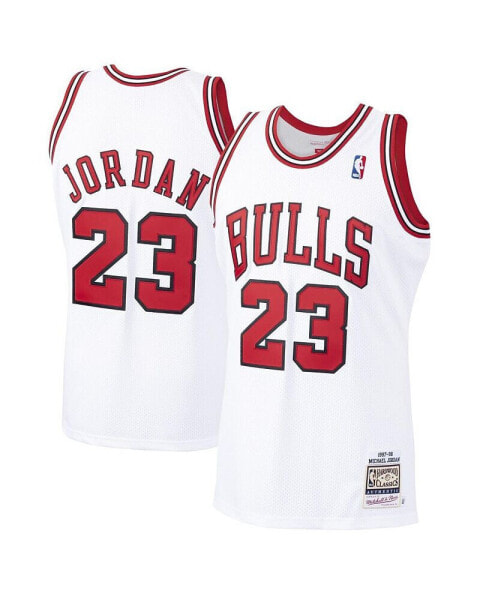 Men's Michael Jordan Chicago Bulls 1997-98 Hardwood Classics Authentic Player Jersey