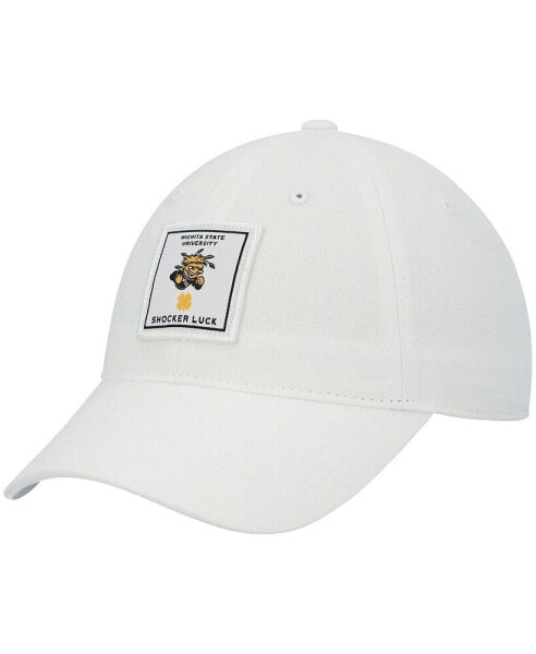 Бейсболка Black Clover мужская белая Rev Adjustable Hat, Wichita State Shockers