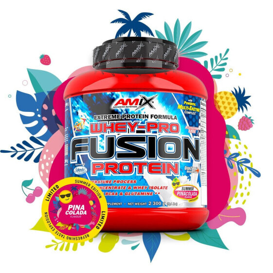 Протеиновый коктейль AMIX Fusion 1 кг Whey Protein Piña Colada