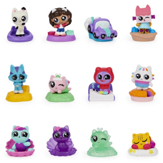 Spin Master Gabby's Dollhouse Surprise Blind Mini Figure and Accessory Stand (Style May Vary), Kids Toys for Ages 3 and up, 3 yr(s), Multicolour