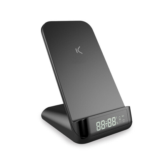 Беспроводное зарядное устройство KSIX Чёрный ABS 15 WHour Alarm