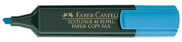 Маркеры Faber-Castell 154851, синие, наконечник маркера стрелка, пластиковый