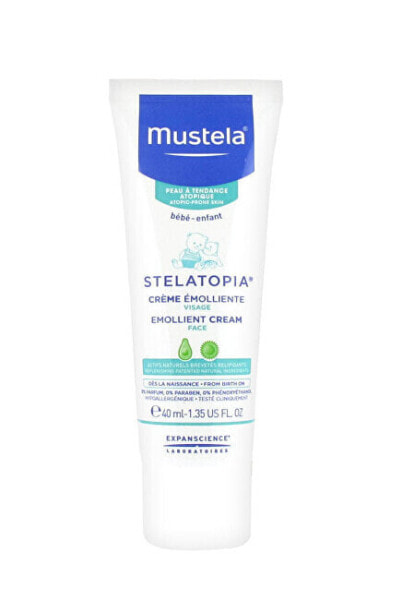 Children´s face cream for extremely dry and atopic skin Stelatopia (Emollient Face Cream) 40 ml