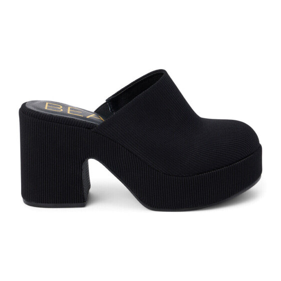 BEACH by Matisse Jayde Platform Mule Clogs Womens Black JAYDE-002