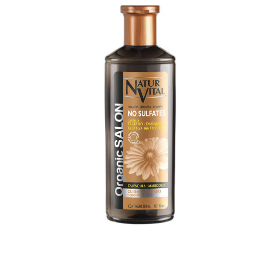 Natur Vital Organic Salon No Sulfates Marigold Shampoo Деликатный безсульфатный шампунь с календулой 300 мл