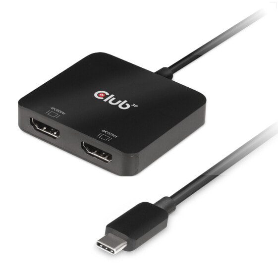 Club 3D USB Hub Typ C> 2x HDMI 4K60Hz* - Hub - 40 Gbps