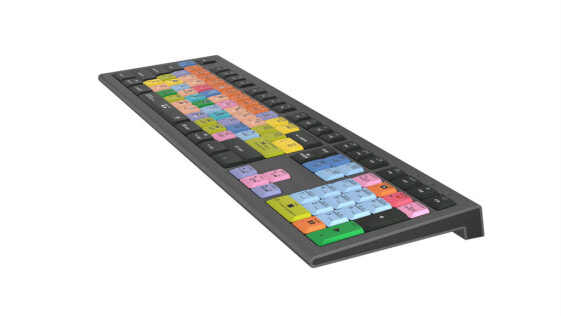 Logickeyboard LKB-LOGXP2-A2M-DE - Full-size (100%) - USB - Scissor key switch - QWERTZ - Black
