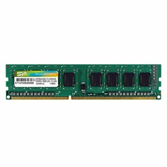 Память RAM Silicon Power SP004GBLTU160N02 DDR3 240-pin DIMM 4 GB 1600 Mhz