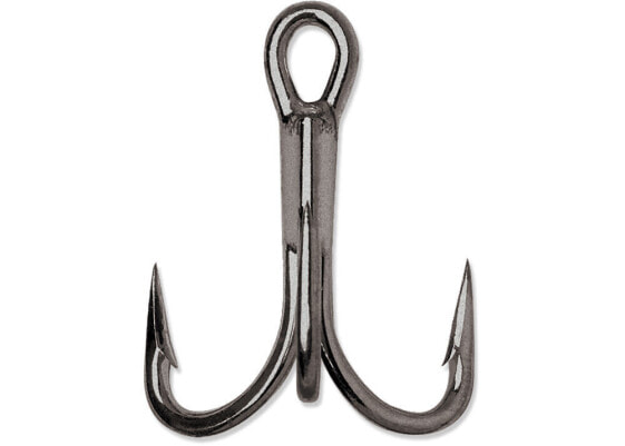 3 Packs VMC 8527 CB 6X SHORT SHANK TREBLE HOOK-COASTAL BLACK-PRO PACK-PICK SIZE