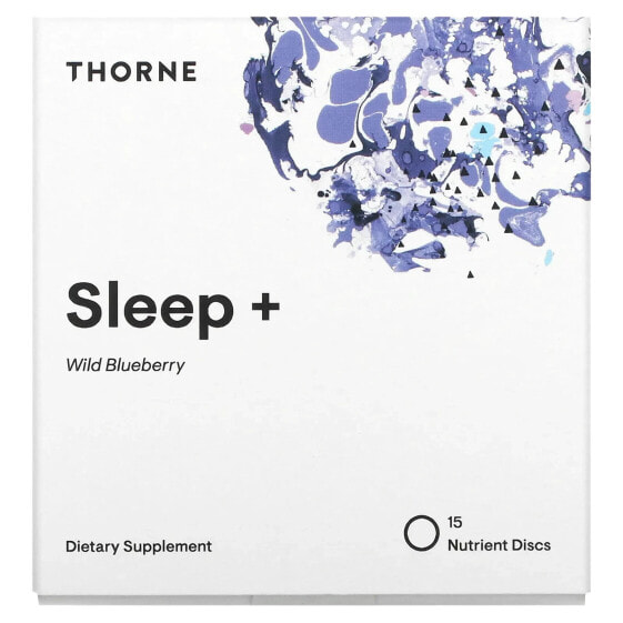 Витамины для здорового сна Thorne Effusio Sleep + Дикий арктический клюквой, 15 дисков с питательными веществами.