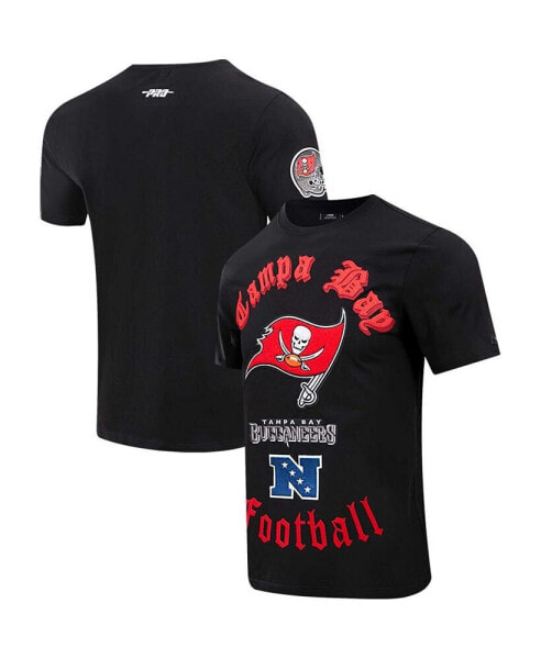 Men's Black Tampa Bay Buccaneers Old English T-shirt