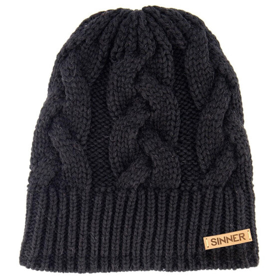 SINNER Cable Beanie