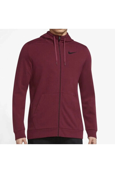 Толстовка мужская Nike Dri-FIT Full-Zip Training Красная с капюшоном CZ6376-638