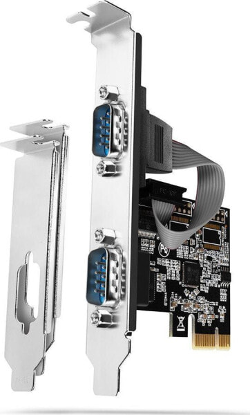 Kontroler Axagon PCIe 2.0 x1 - 2x Port szeregowy DB9 (PCEA-S2N)