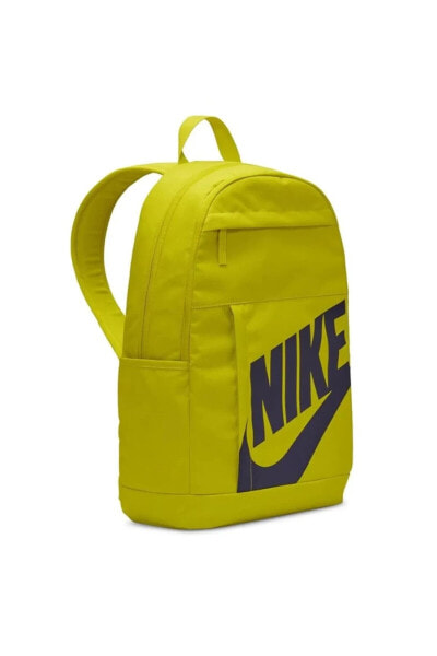 Sırt Çantası Nike Çanta Çift Bölme SarıYeşil