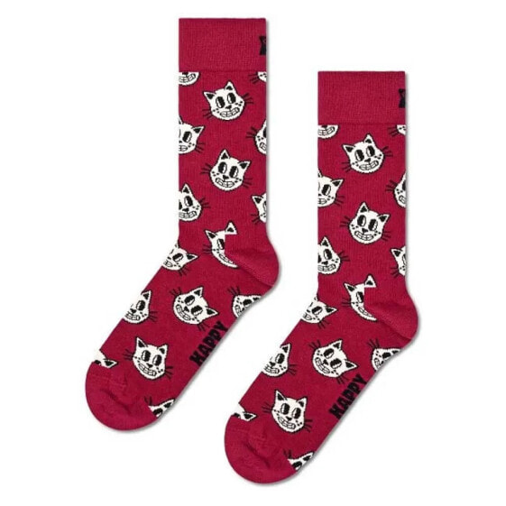 HS BY HAPPY SOCKS Cat long socks