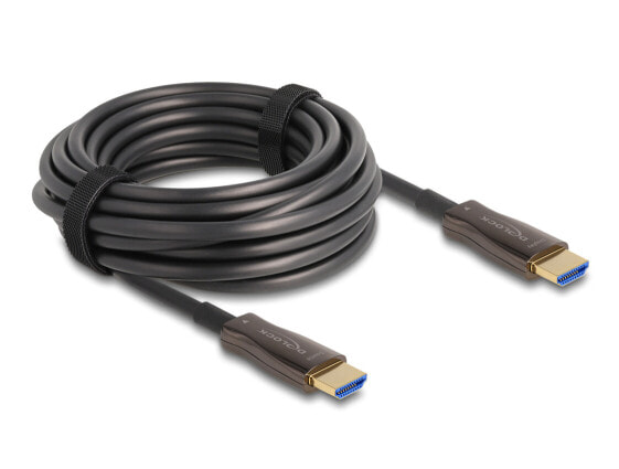 Delock Aktives Optisches HDMI Kabel mit Metallarmierung 8K 60 Hz 10 m