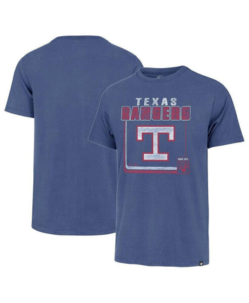 Men's Royal Texas Rangers Borderline Franklin T-shirt