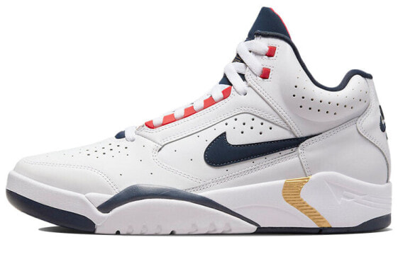 Кроссовки мужские Nike Air Flight Lite Mid "Olympic" бело-синие