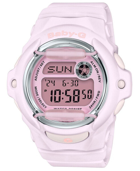 Women's Digital Pink Resin Strap Watch 42.6mm