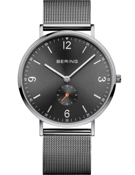 Bering 14040-377 Mens Watch Classic Small Second 40mm 3ATM