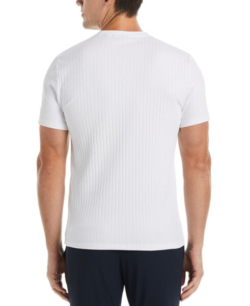 Men's Ribbed Crewneck Short Sleeve T-Shirt