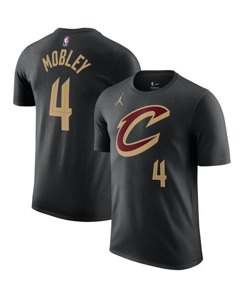 Men's Evan Mobley Black Cleveland Cavaliers 2022/23 Statement Edition Name and Number T-shirt