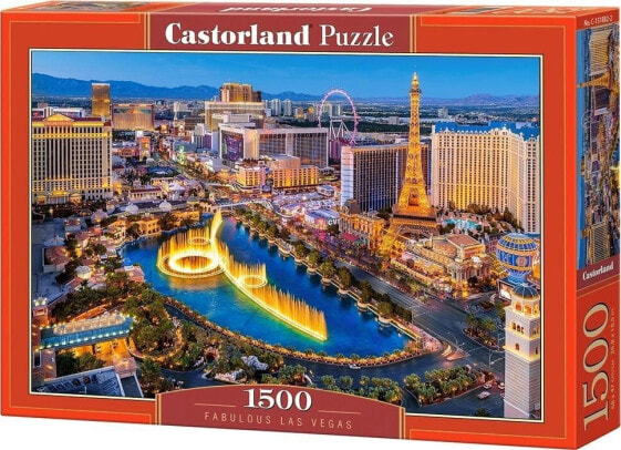 Пазл развивающий Castorland Fantastyczne Las Vegas 1500 элементов