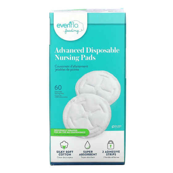 Advanced Disposable Nursing Pads, 60 Pads