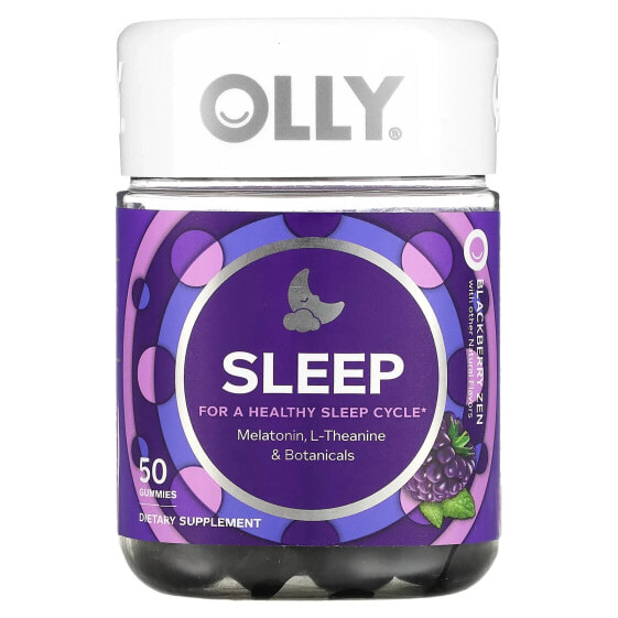 Витамины для здорового сна Olly Blackberry Zen, 70 жевательных конфет
