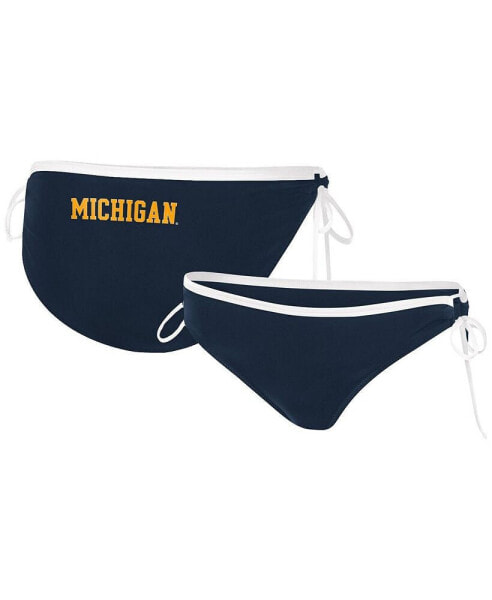 Women's Navy Michigan Wolverines Perfect Match Bikini Bottom