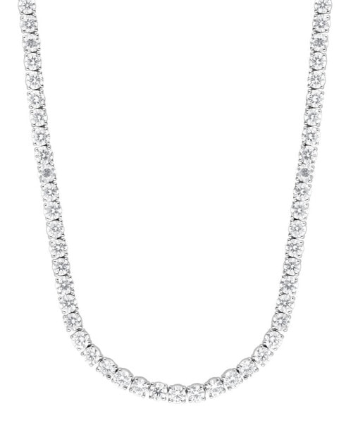 Badgley Mischka lab Grown Diamond 18" Tennis Necklace (28-1/2 ct. t.w.) in 14k White Gold