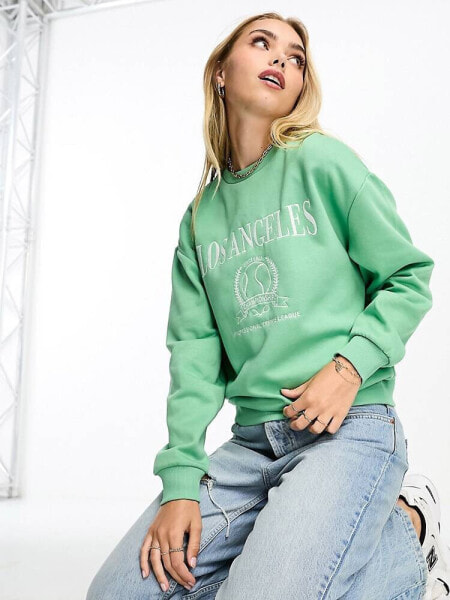 Pimkie LA sweatshirt in green