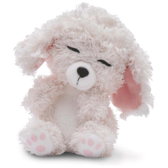 NICI Dog Poodle 12 cm Sleeping In Basket Teddy