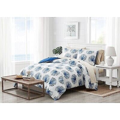 Coastal Living 2pc Twin Summer Palm Comforter Set Blue