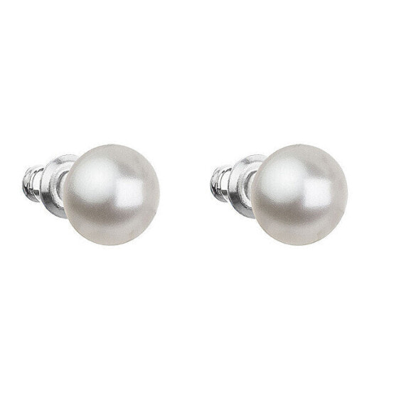 Elegant earrings Pearl White 71070.1 71108.1
