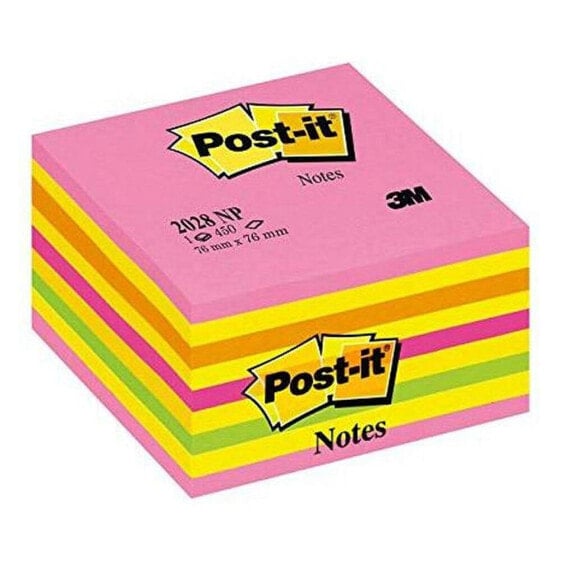 POST IT Removable sticky note pad 76x76 mm cube 450 sheets