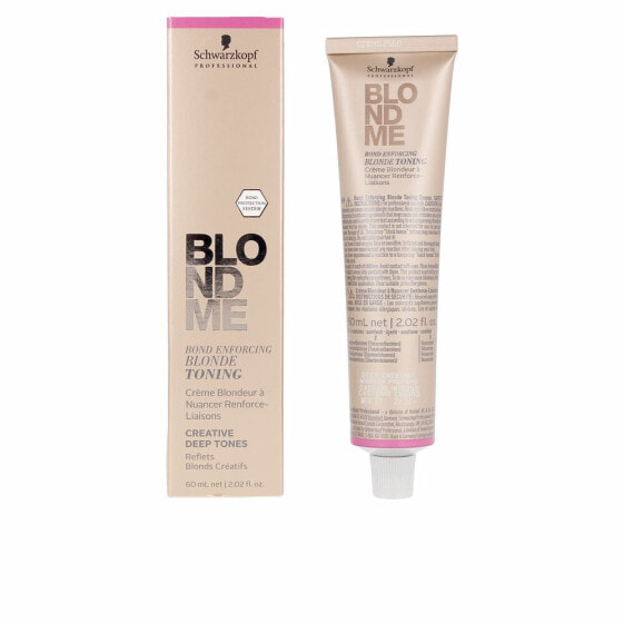 Schwarzkopf Blondme Bond Enforcing Blonde Toning Тонирующий бондинг-крем для волос, оттенок глубокий каштан 60 мл