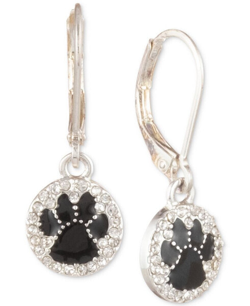 Серьги Pet Friends Jewelry Black Paw Sparkle