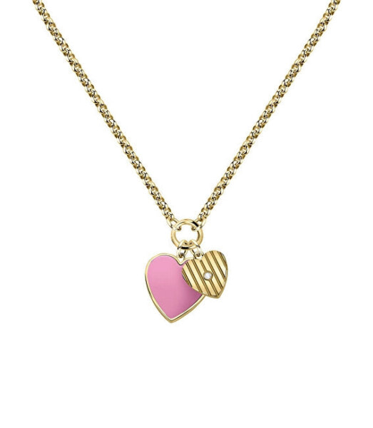 Gentle gilded necklace with hearts Incanto SAVA02