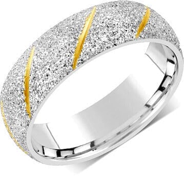 A wedding ring for men and women of steel RRC22799