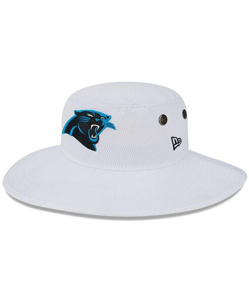 Men's White Carolina Panthers 2023 NFL Training Camp Panama Bucket Hat