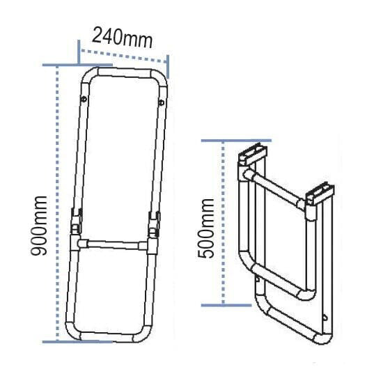 LALIZAS Aluminium Folding Ladder