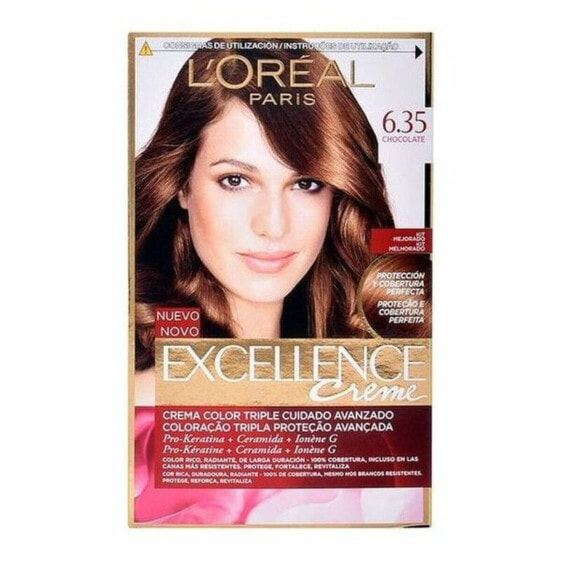 Краска постоянная L'Oreal Paris Excellence Nº 9.0-rubio muy claro Nº 8.0-rubio claro 192 мл