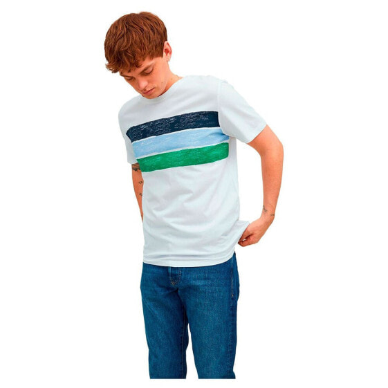 JACK & JONES Sunset Stripe short sleeve T-shirt