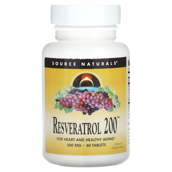 Resveratrol 200™, 200 mg, 60 Tablets