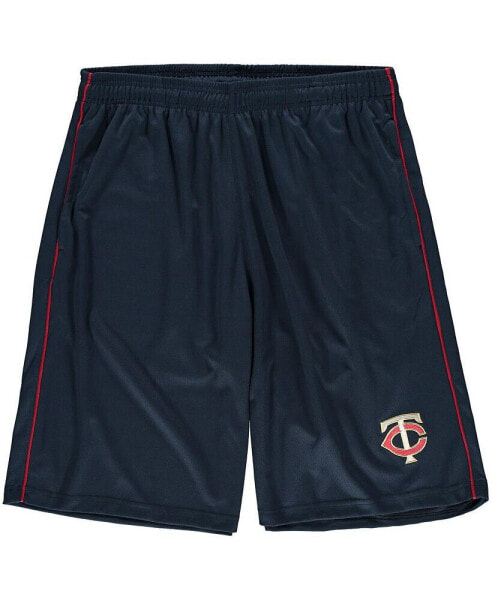 Men's Navy Minnesota Twins Big Tall Mesh Shorts