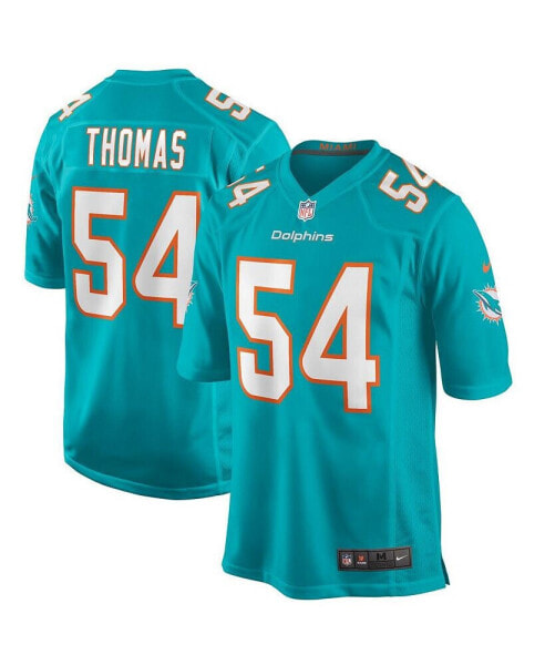 Men's Zach Thomas Aqua Miami Dolphins Game Retired Player Jersey