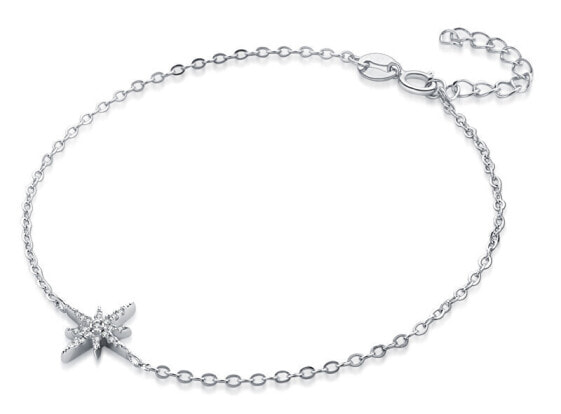 Fashion silver bracelet with star B0000443