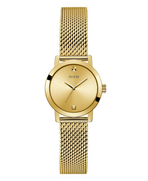 Women's Gold-Tone Mesh Bracelet Watch 25mm